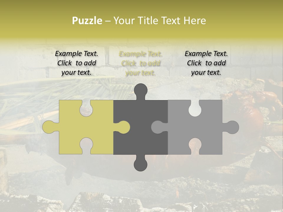 Philippine Roast Pig, A Favorite In The Country PowerPoint Template