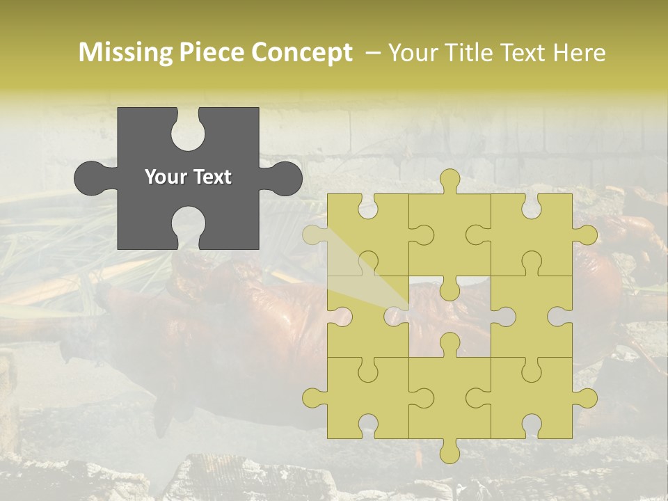 Philippine Roast Pig, A Favorite In The Country PowerPoint Template