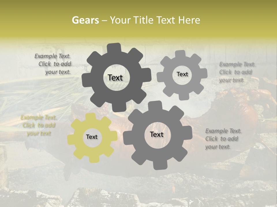 Philippine Roast Pig, A Favorite In The Country PowerPoint Template