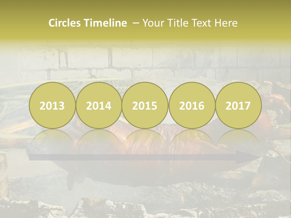 Philippine Roast Pig, A Favorite In The Country PowerPoint Template