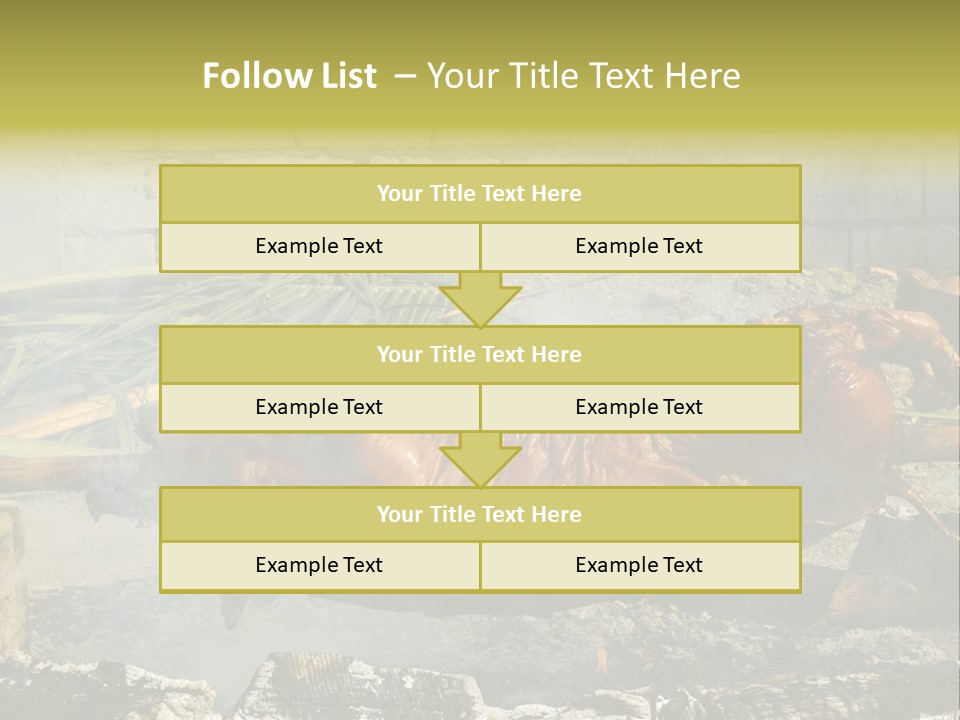 Philippine Roast Pig, A Favorite In The Country PowerPoint Template