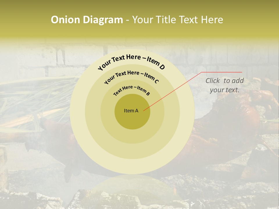 Philippine Roast Pig, A Favorite In The Country PowerPoint Template