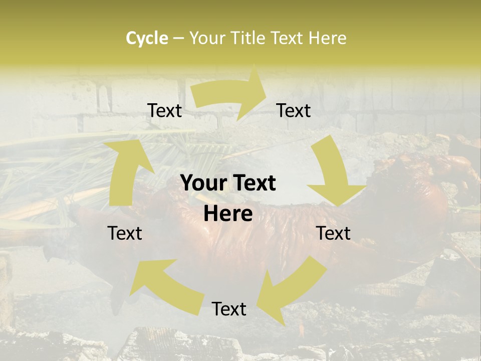 Philippine Roast Pig, A Favorite In The Country PowerPoint Template