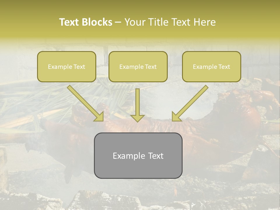 Philippine Roast Pig, A Favorite In The Country PowerPoint Template