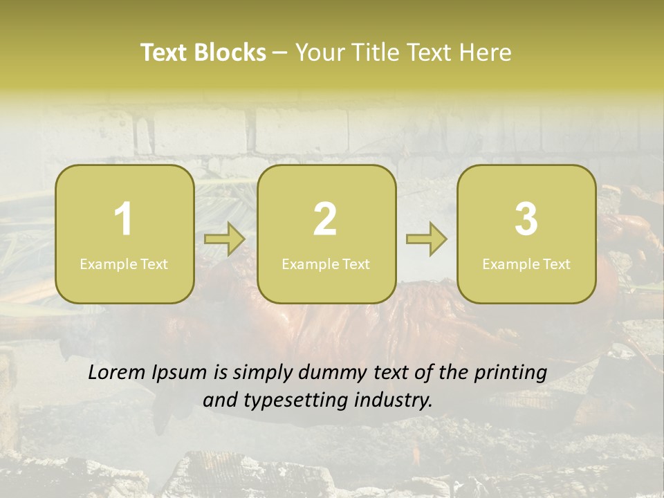 Philippine Roast Pig, A Favorite In The Country PowerPoint Template