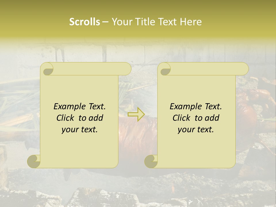 Philippine Roast Pig, A Favorite In The Country PowerPoint Template
