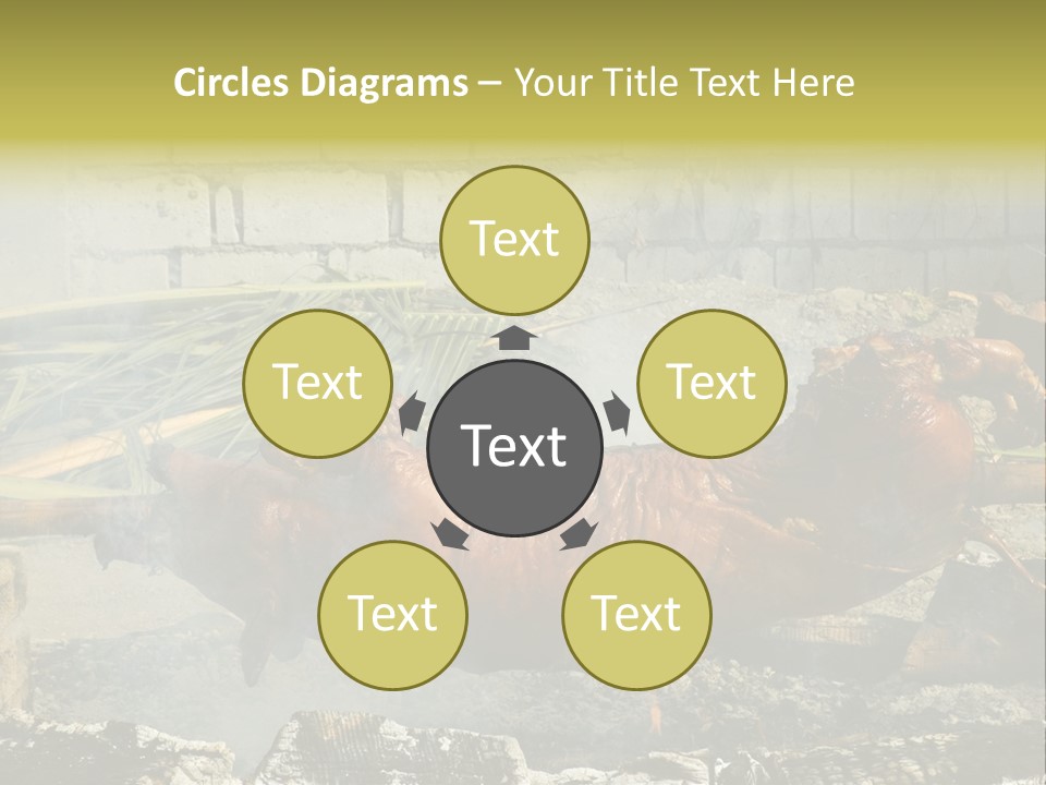 Philippine Roast Pig, A Favorite In The Country PowerPoint Template