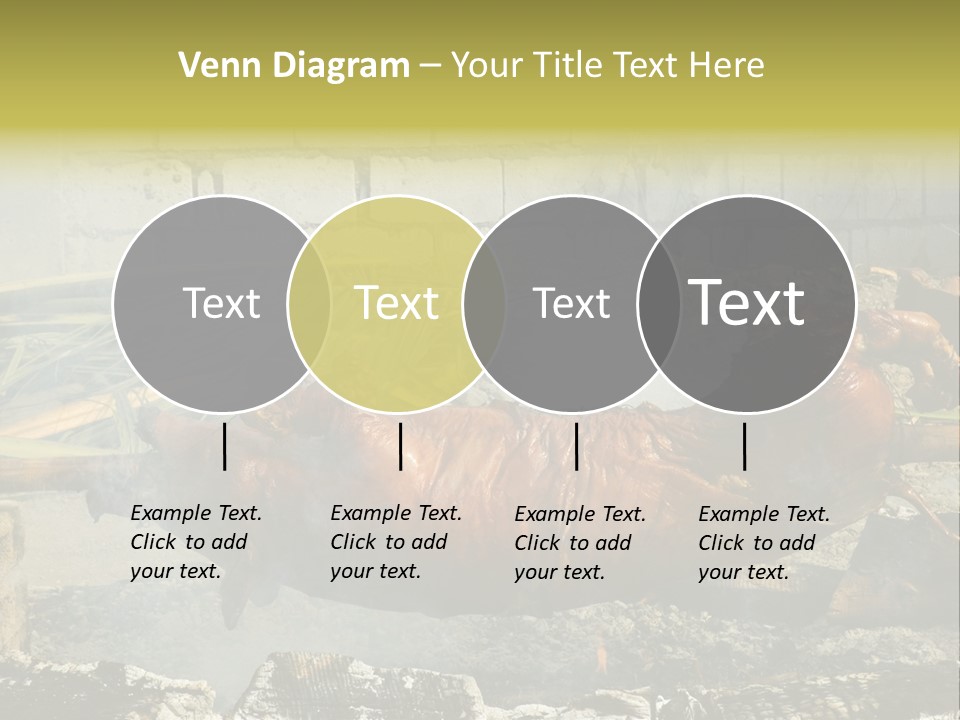 Philippine Roast Pig, A Favorite In The Country PowerPoint Template