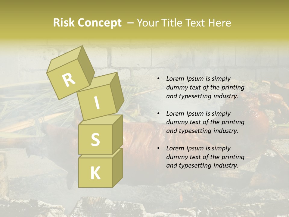 Philippine Roast Pig, A Favorite In The Country PowerPoint Template