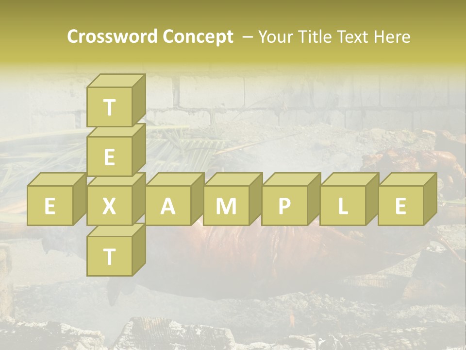 Philippine Roast Pig, A Favorite In The Country PowerPoint Template