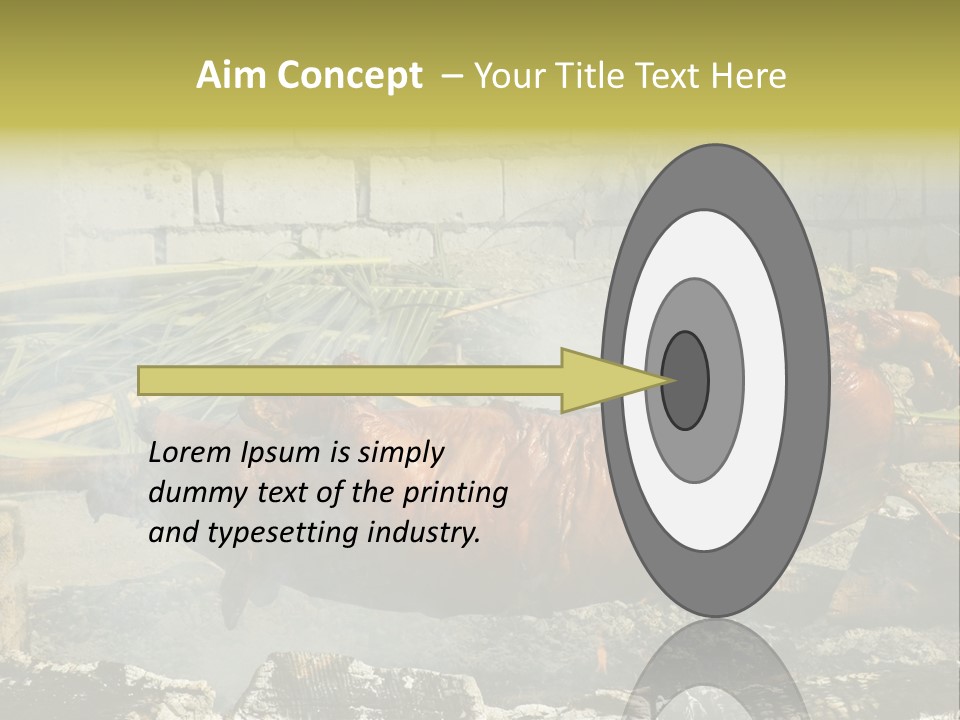 Philippine Roast Pig, A Favorite In The Country PowerPoint Template