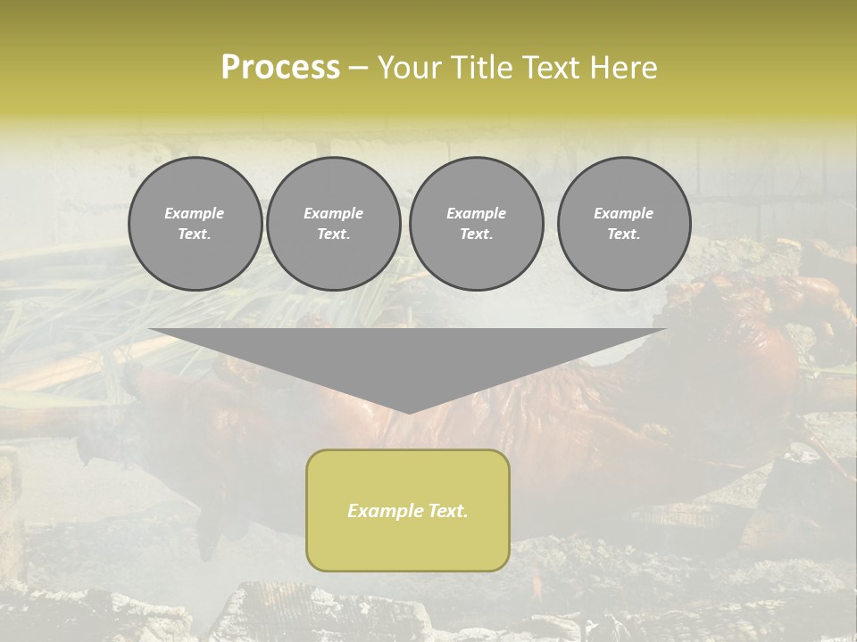 Philippine Roast Pig, A Favorite In The Country PowerPoint Template