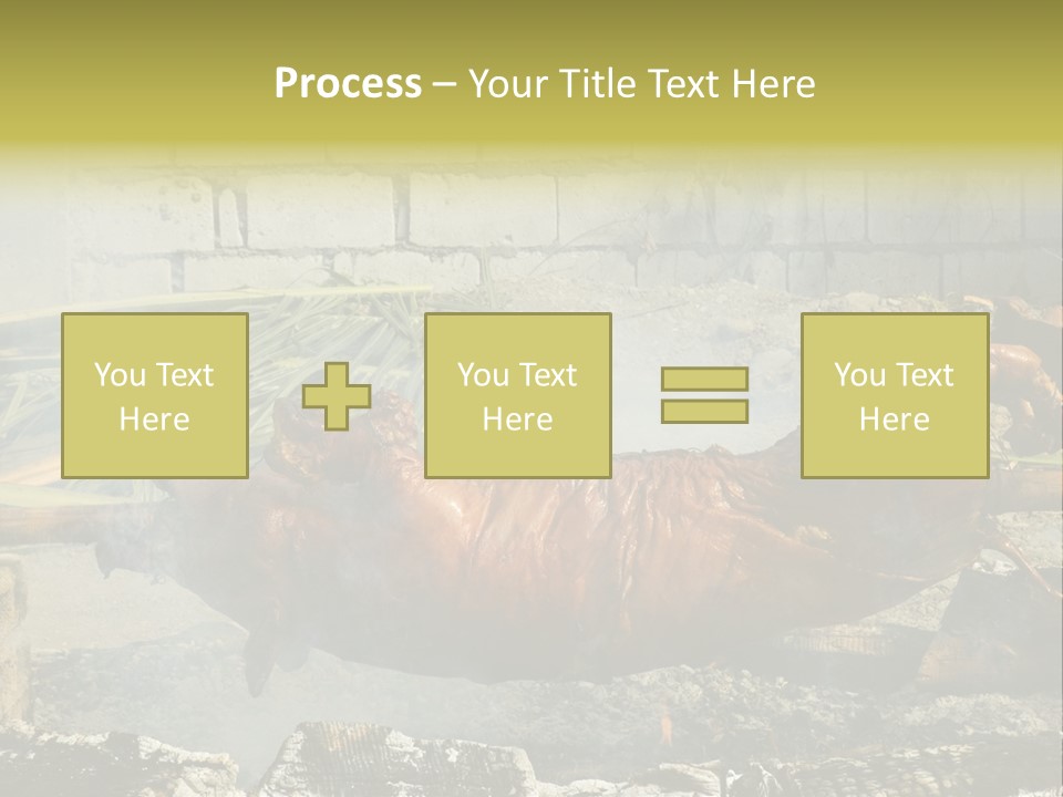 Philippine Roast Pig, A Favorite In The Country PowerPoint Template