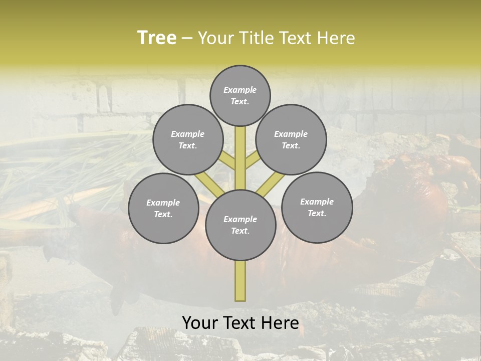 Philippine Roast Pig, A Favorite In The Country PowerPoint Template