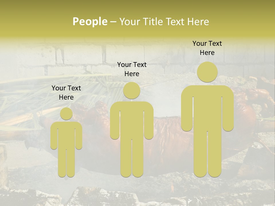 Philippine Roast Pig, A Favorite In The Country PowerPoint Template