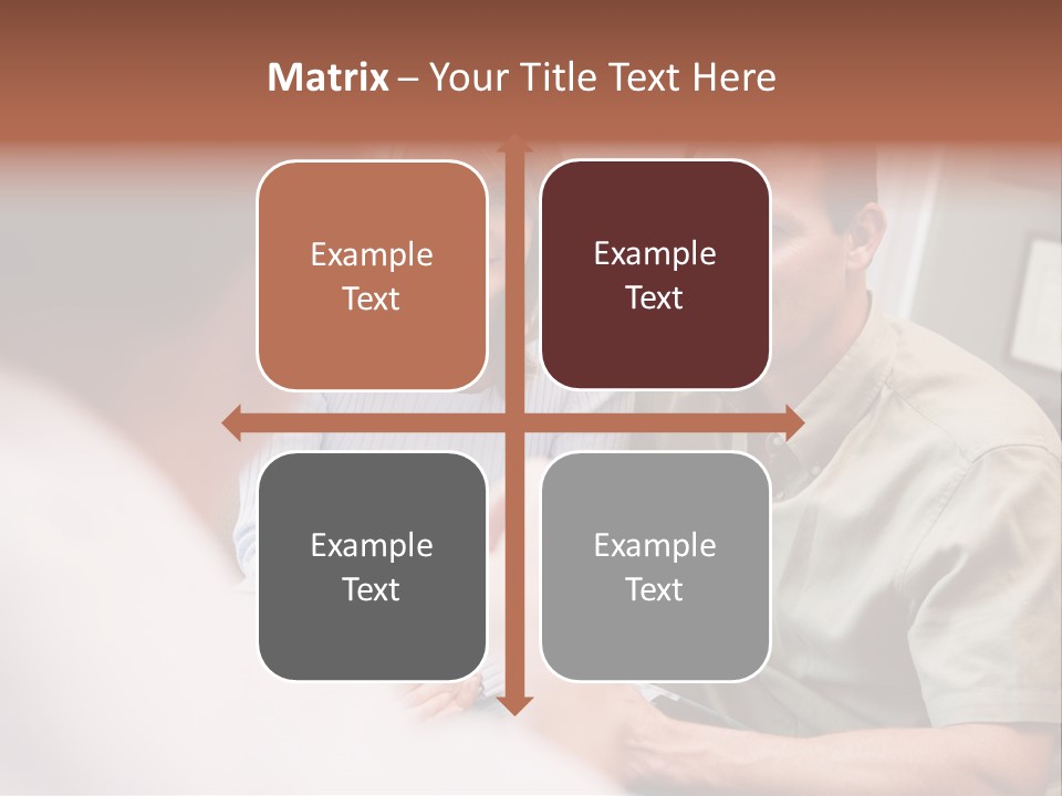 Couple In Consultation At Ivf Clinic Talking To Doctor PowerPoint Template