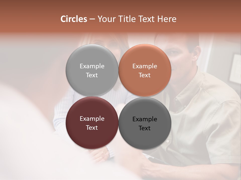 Couple In Consultation At Ivf Clinic Talking To Doctor PowerPoint Template