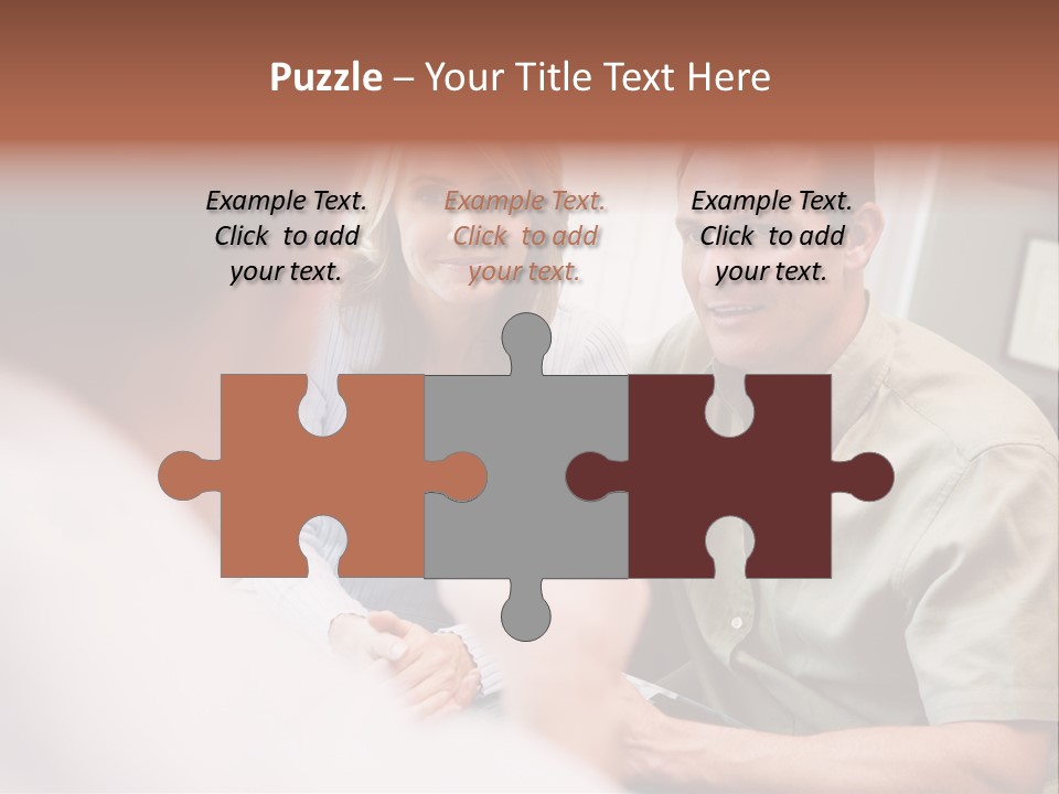 Couple In Consultation At Ivf Clinic Talking To Doctor PowerPoint Template