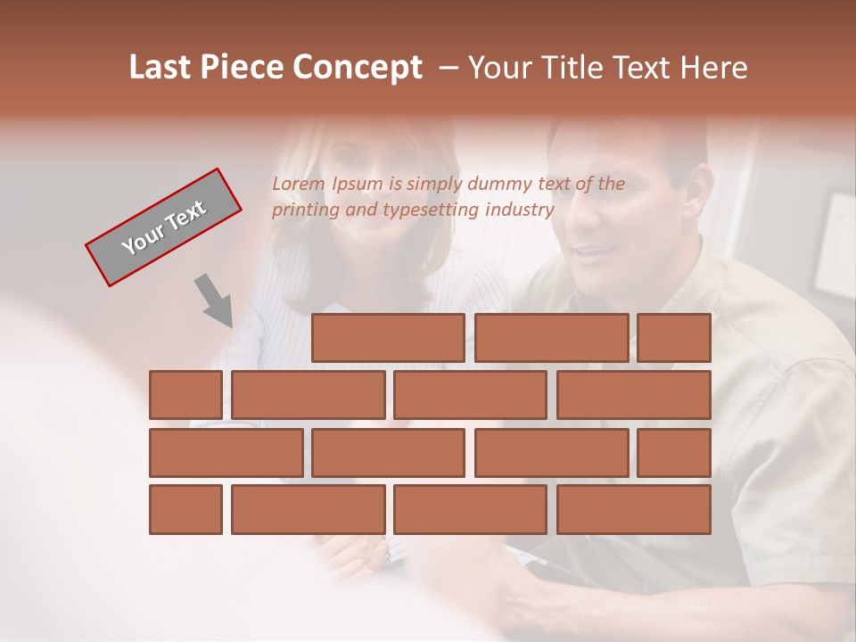 Couple In Consultation At Ivf Clinic Talking To Doctor PowerPoint Template