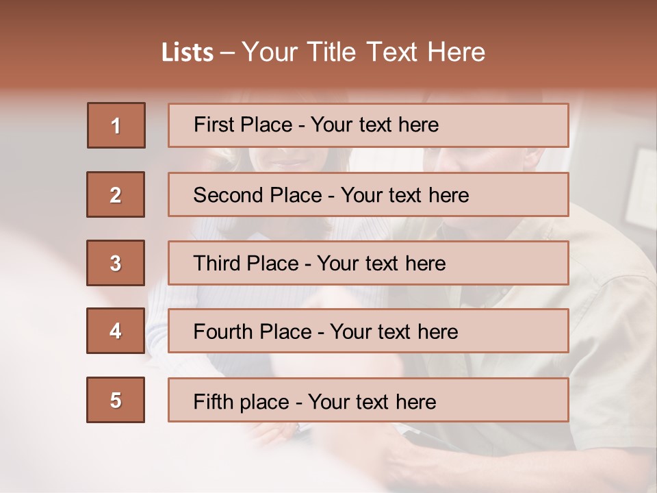 Couple In Consultation At Ivf Clinic Talking To Doctor PowerPoint Template
