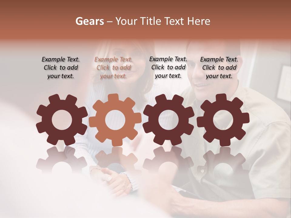 Couple In Consultation At Ivf Clinic Talking To Doctor PowerPoint Template