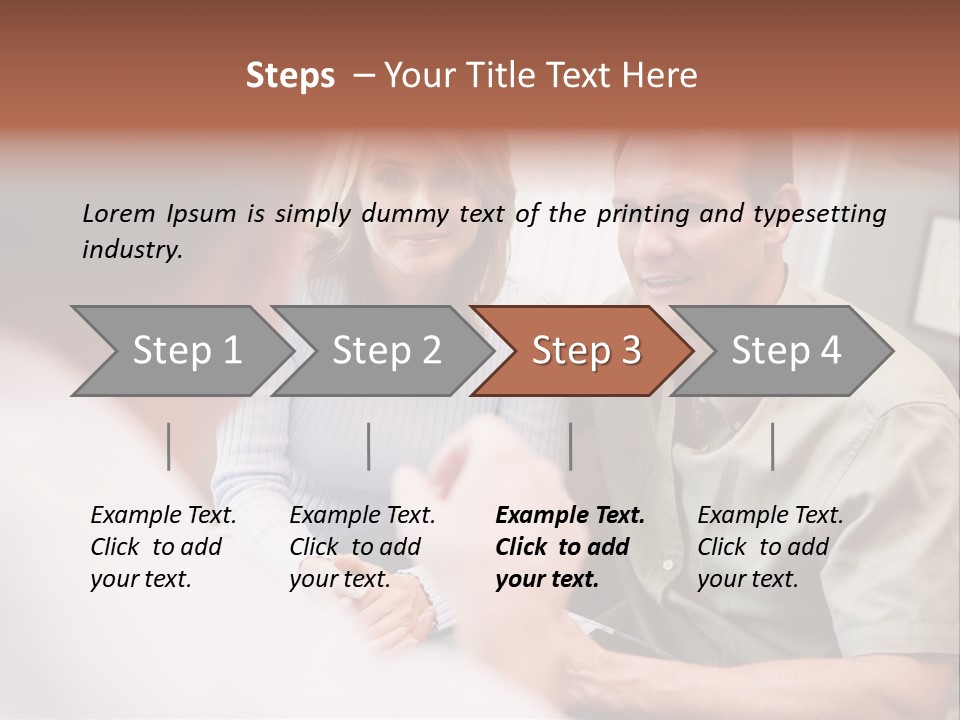 Couple In Consultation At Ivf Clinic Talking To Doctor PowerPoint Template