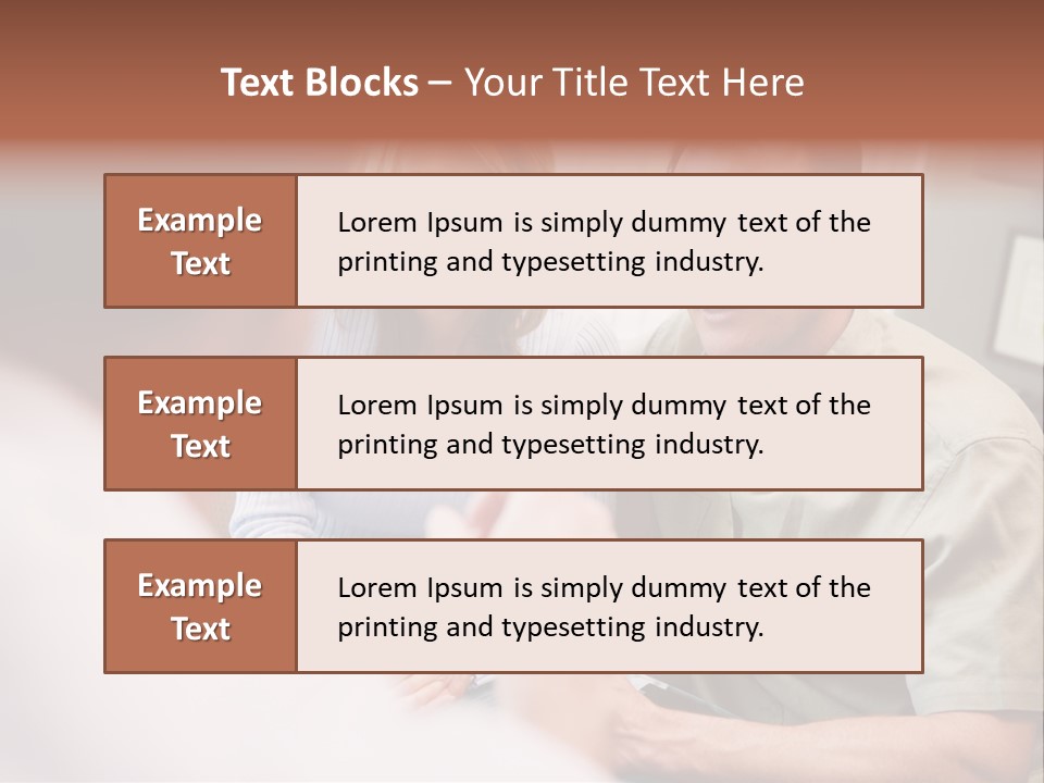 Couple In Consultation At Ivf Clinic Talking To Doctor PowerPoint Template