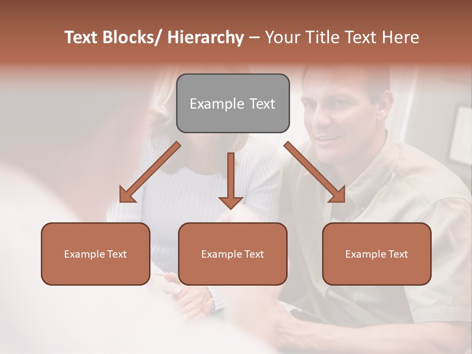 Couple In Consultation At Ivf Clinic Talking To Doctor PowerPoint Template