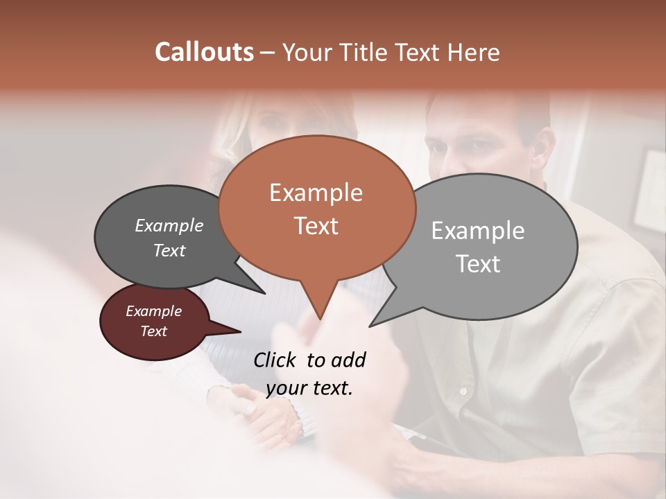 Couple In Consultation At Ivf Clinic Talking To Doctor PowerPoint Template