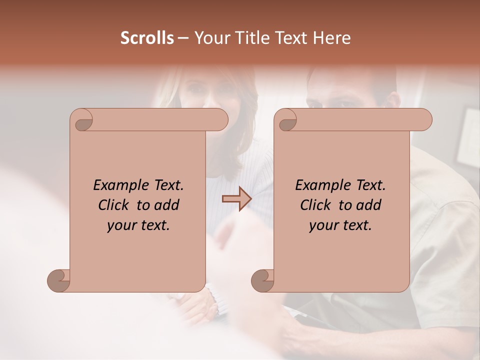 Couple In Consultation At Ivf Clinic Talking To Doctor PowerPoint Template
