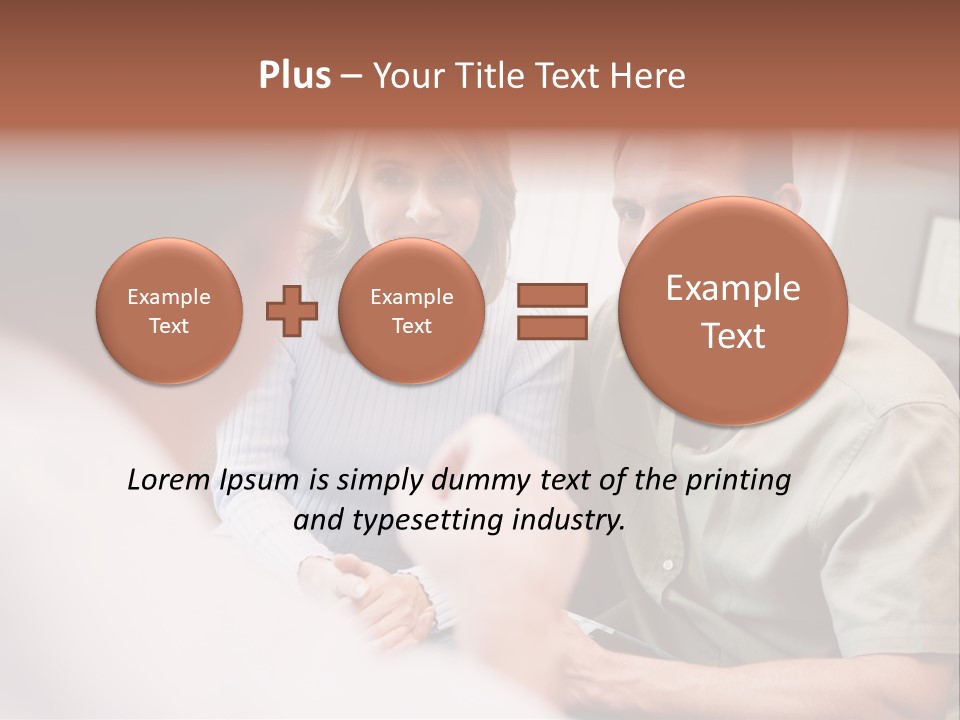 Couple In Consultation At Ivf Clinic Talking To Doctor PowerPoint Template