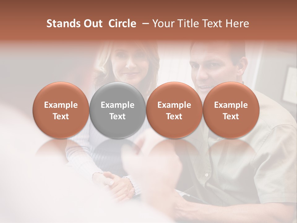 Couple In Consultation At Ivf Clinic Talking To Doctor PowerPoint Template