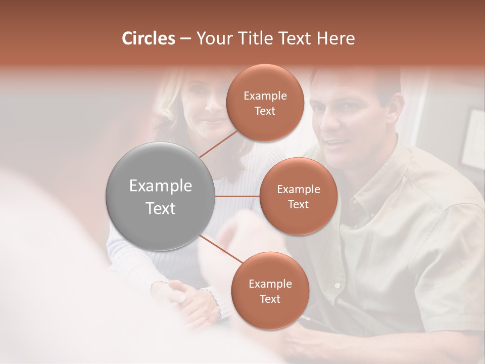 Couple In Consultation At Ivf Clinic Talking To Doctor PowerPoint Template