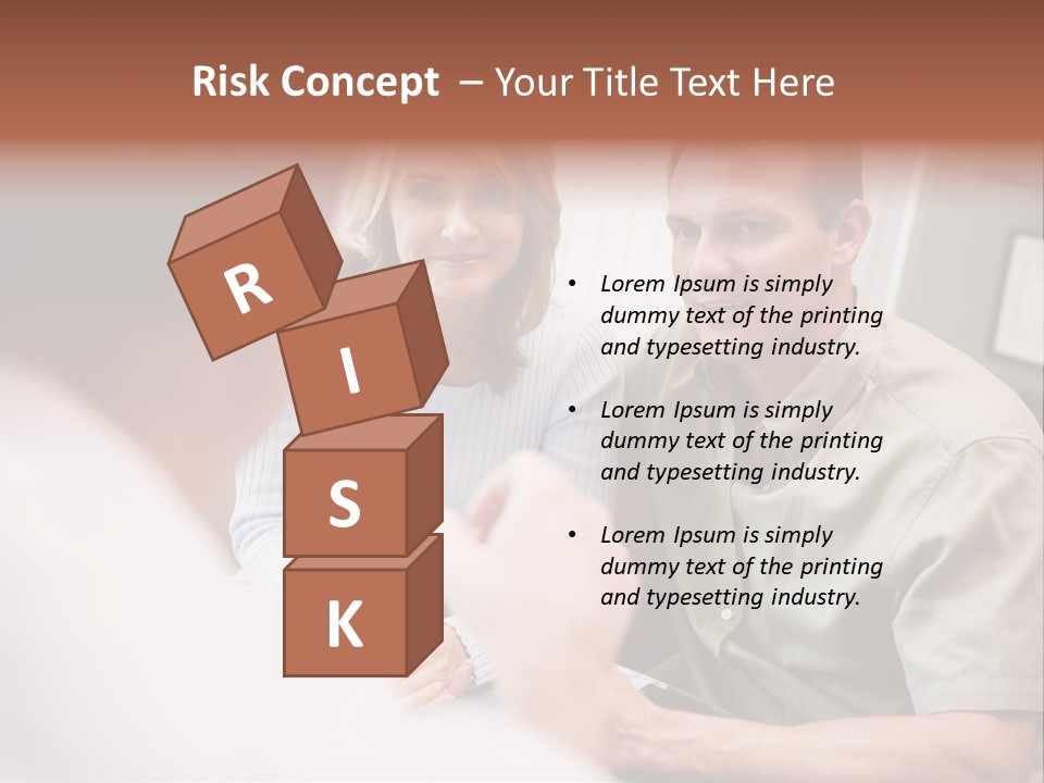 Couple In Consultation At Ivf Clinic Talking To Doctor PowerPoint Template