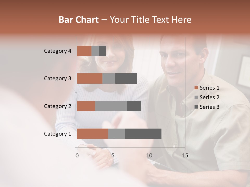 Couple In Consultation At Ivf Clinic Talking To Doctor PowerPoint Template