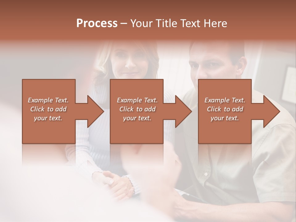 Couple In Consultation At Ivf Clinic Talking To Doctor PowerPoint Template