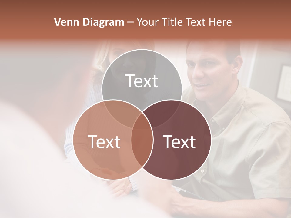 Couple In Consultation At Ivf Clinic Talking To Doctor PowerPoint Template