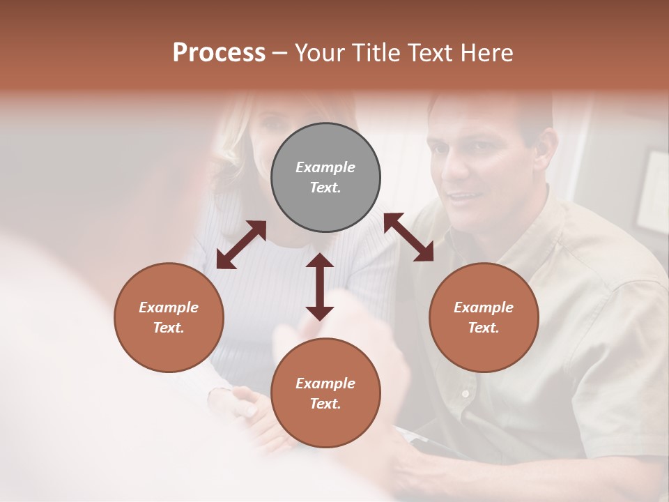 Couple In Consultation At Ivf Clinic Talking To Doctor PowerPoint Template