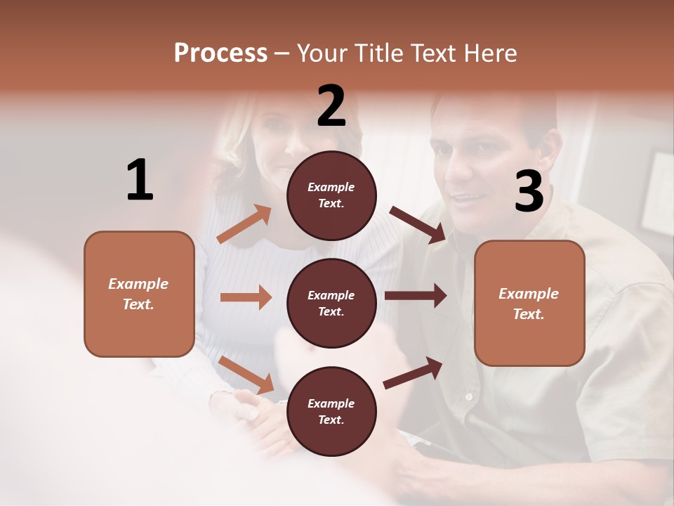 Couple In Consultation At Ivf Clinic Talking To Doctor PowerPoint Template