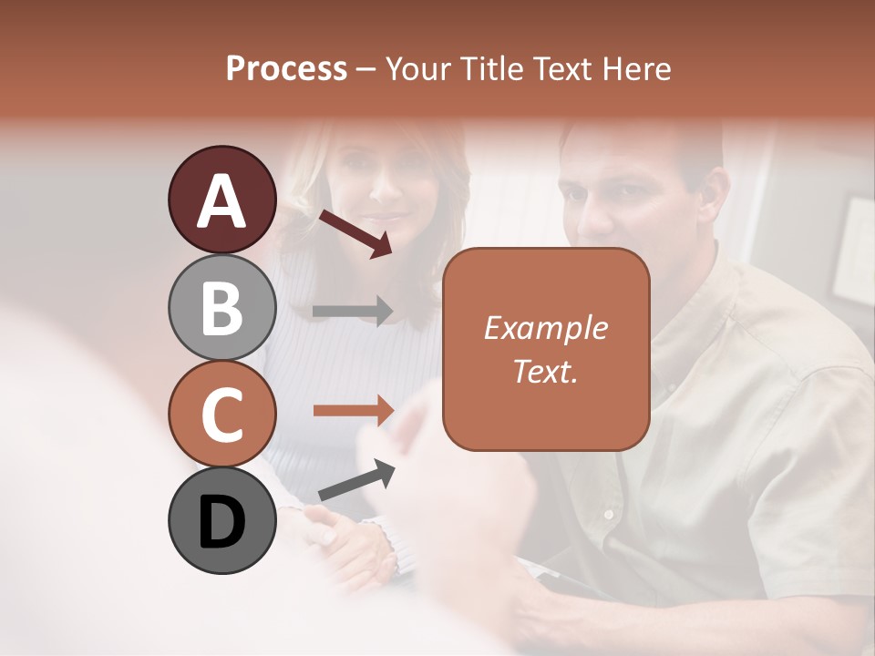 Couple In Consultation At Ivf Clinic Talking To Doctor PowerPoint Template