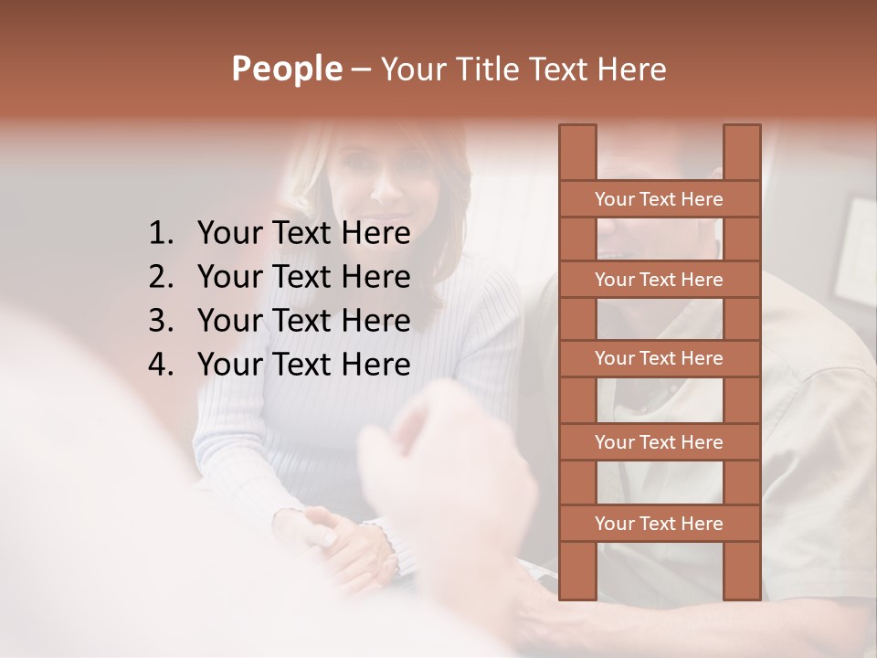 Couple In Consultation At Ivf Clinic Talking To Doctor PowerPoint Template