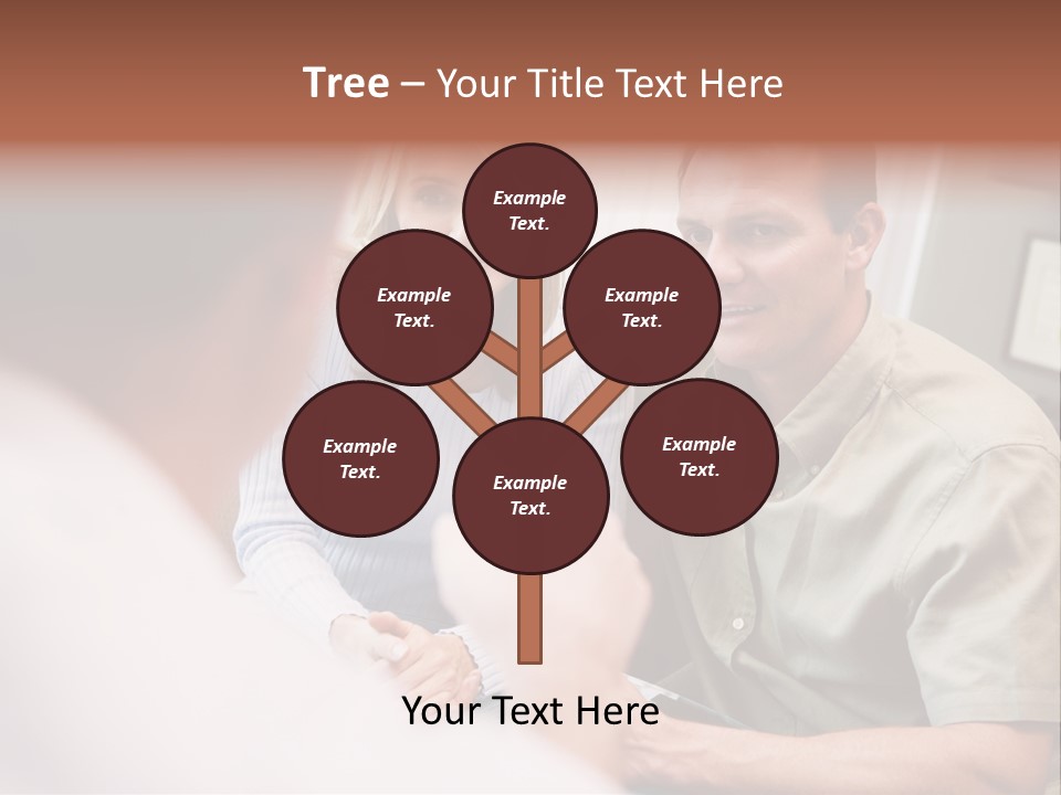 Couple In Consultation At Ivf Clinic Talking To Doctor PowerPoint Template