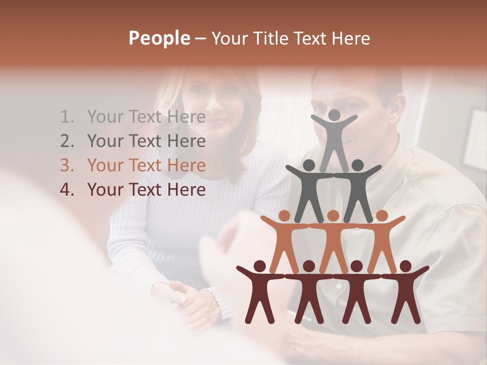 Couple In Consultation At Ivf Clinic Talking To Doctor PowerPoint Template