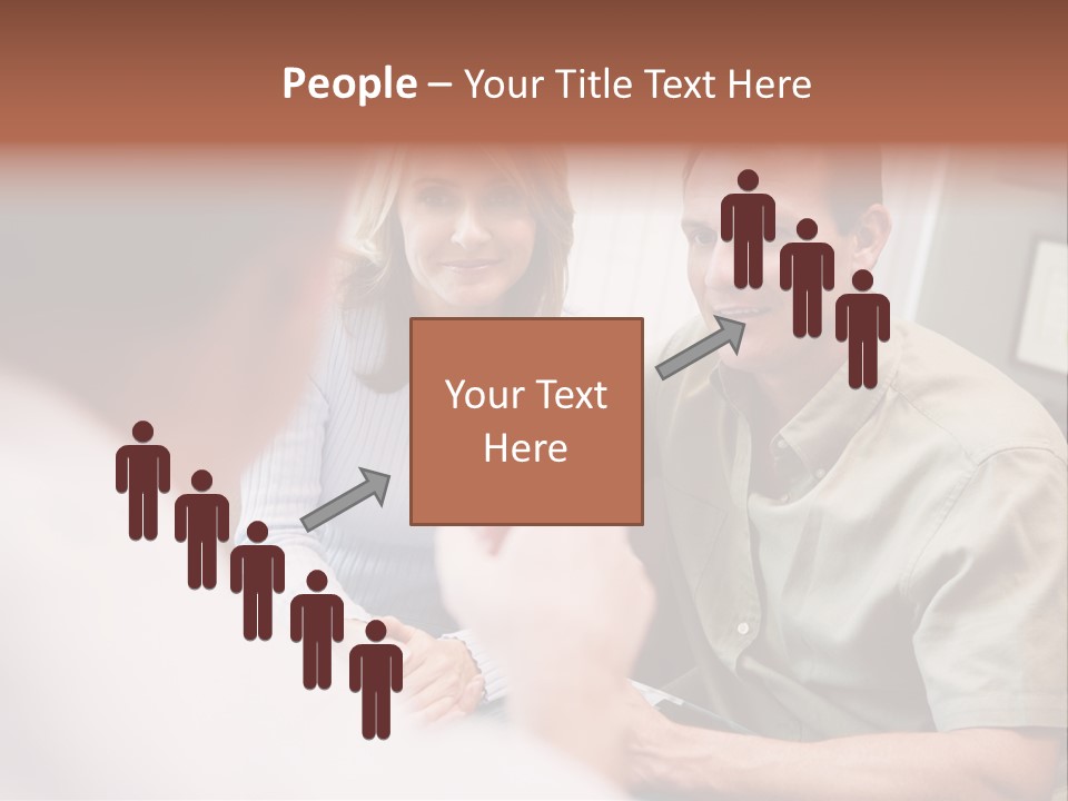 Couple In Consultation At Ivf Clinic Talking To Doctor PowerPoint Template