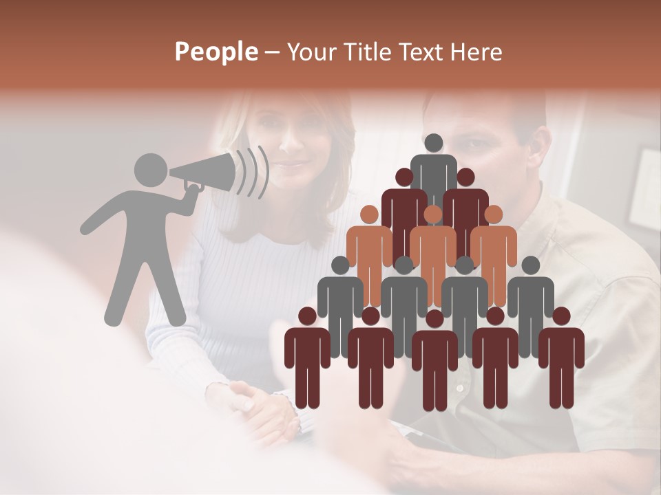 Couple In Consultation At Ivf Clinic Talking To Doctor PowerPoint Template