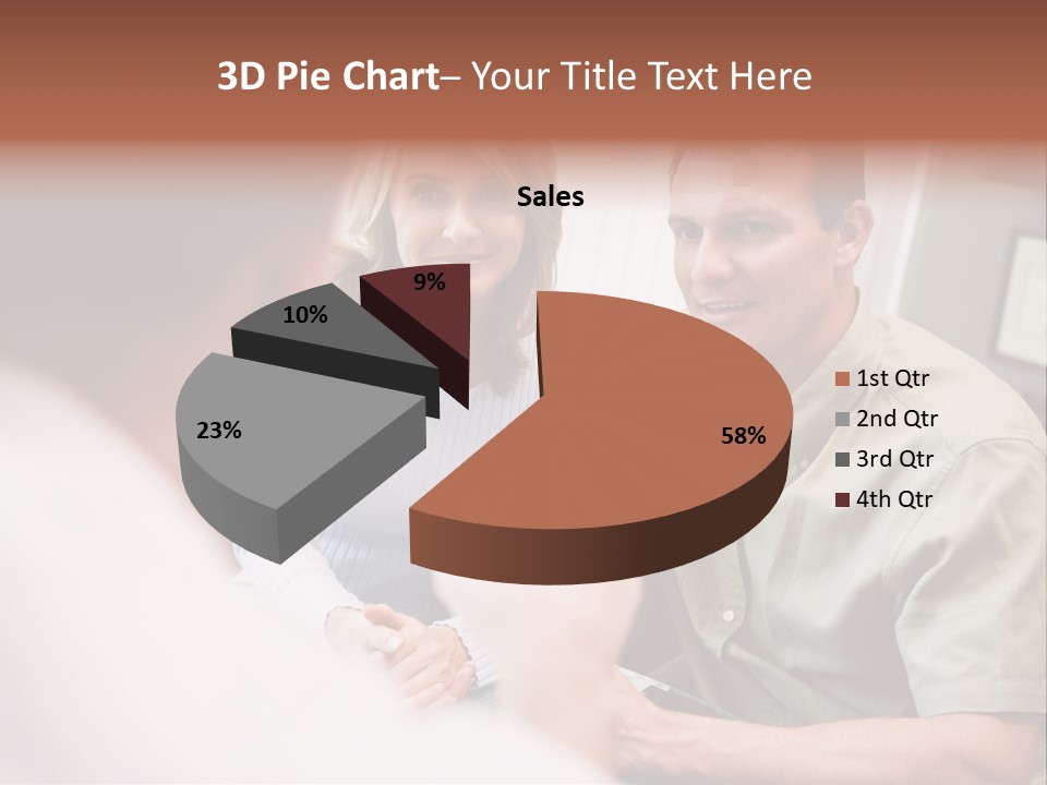 Couple In Consultation At Ivf Clinic Talking To Doctor PowerPoint Template
