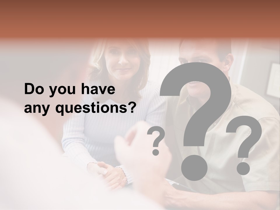 Couple In Consultation At Ivf Clinic Talking To Doctor PowerPoint Template