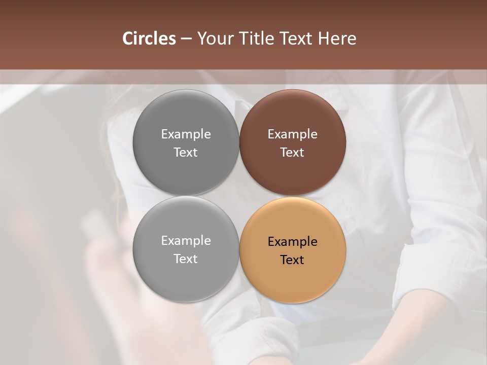 Woman Having Meeting With Doctor In Ivf Clinic Sitting At Desk PowerPoint Template