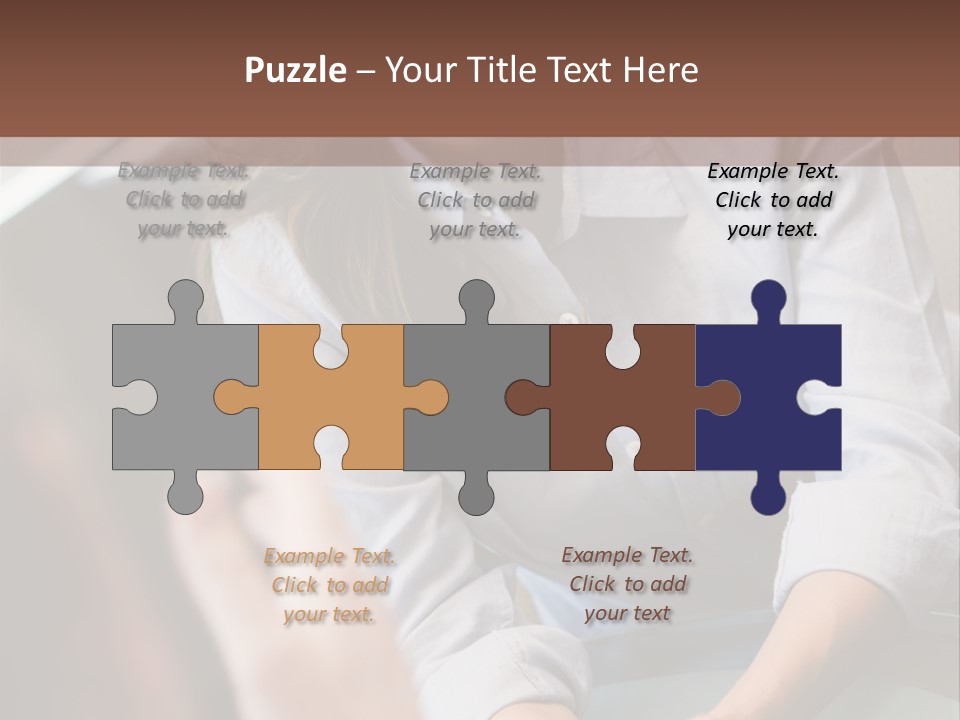 Woman Having Meeting With Doctor In Ivf Clinic Sitting At Desk PowerPoint Template