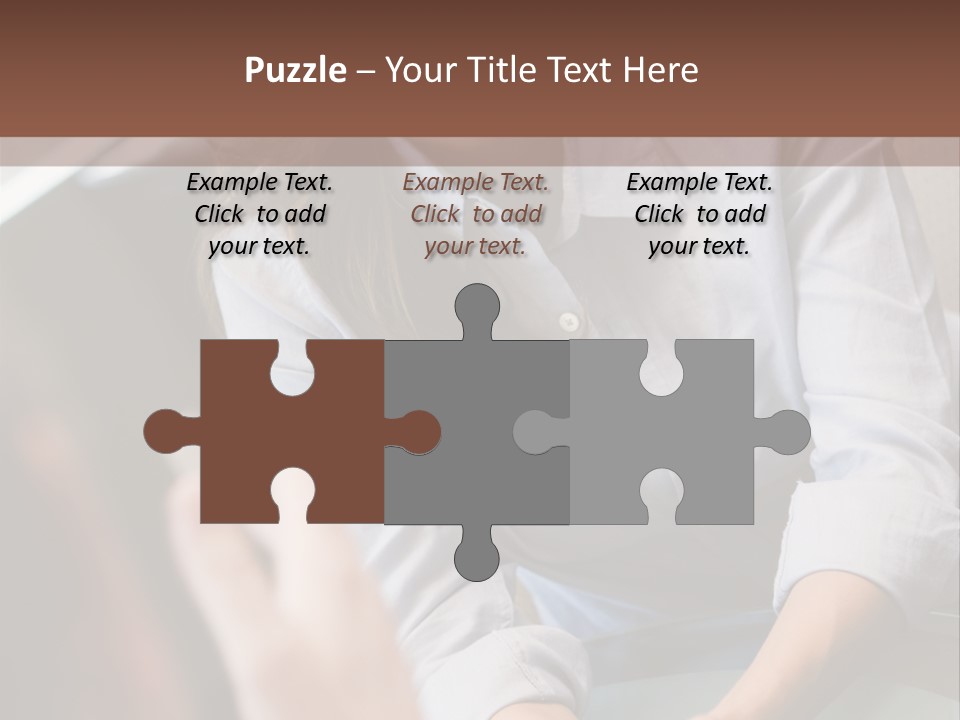 Woman Having Meeting With Doctor In Ivf Clinic Sitting At Desk PowerPoint Template